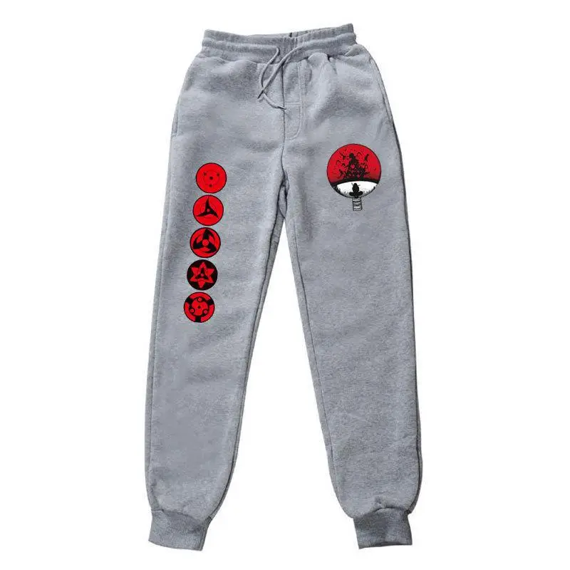 Naruto Men Velvet Pants with Eye Logo - Image 22