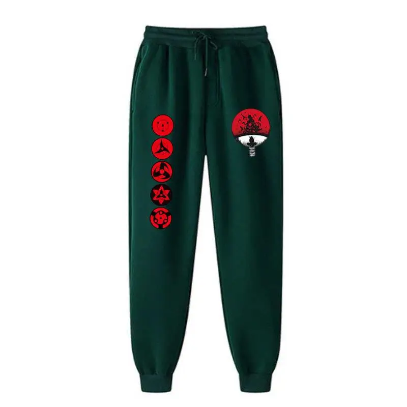 Naruto Men Velvet Pants with Eye Logo - Image 23