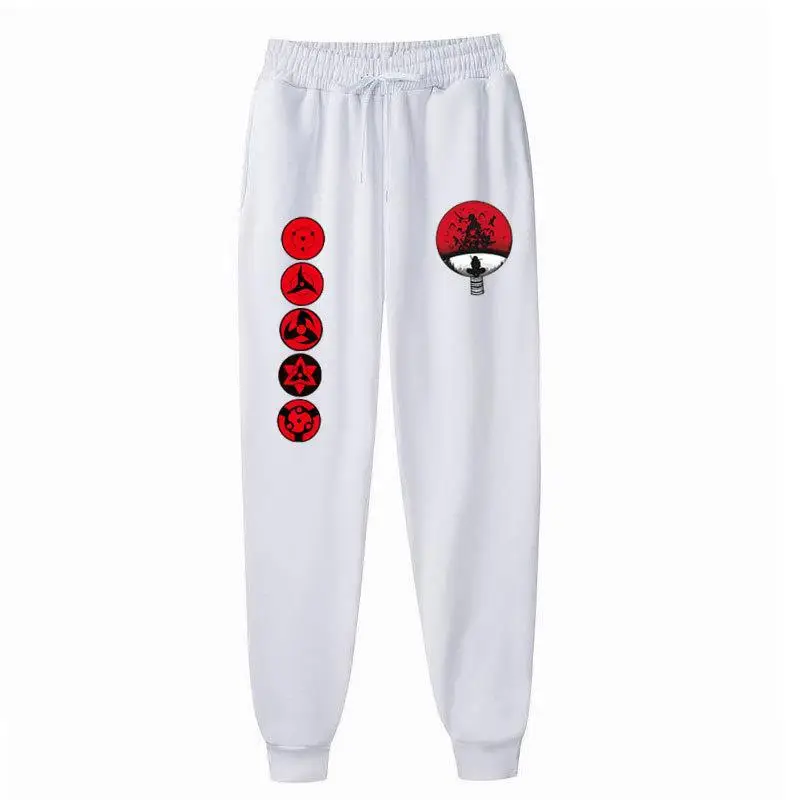 Naruto Men Velvet Pants with Eye Logo - Image 26