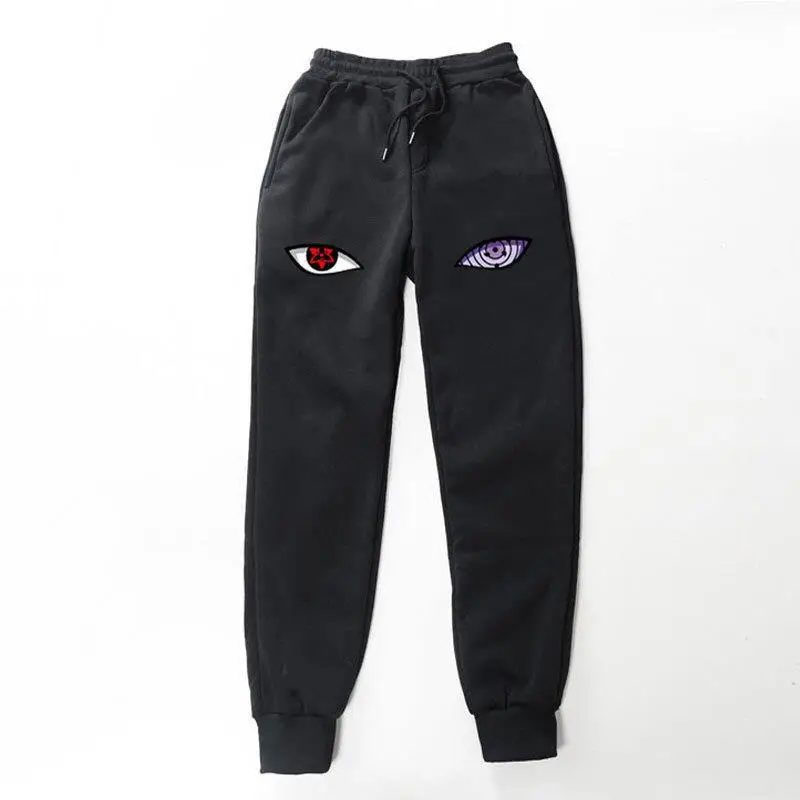 Naruto Men Velvet Pants with Eye Logo - Image 27