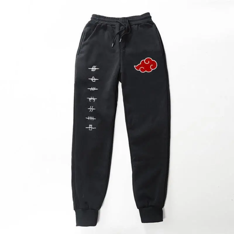 Naruto Men Velvet Pants with Eye Logo - Image 29