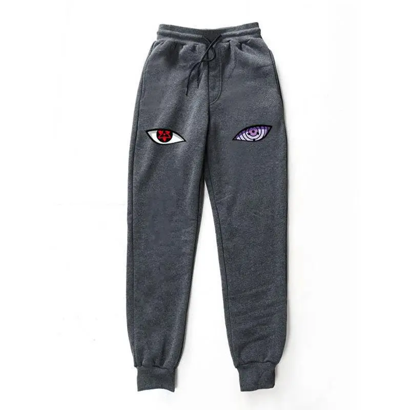 Naruto Men Velvet Pants with Eye Logo - Image 3