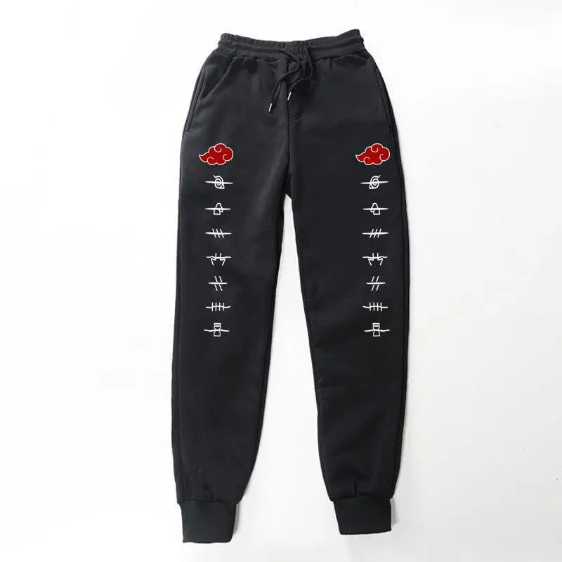 Naruto Men Velvet Pants with Eye Logo - Image 31