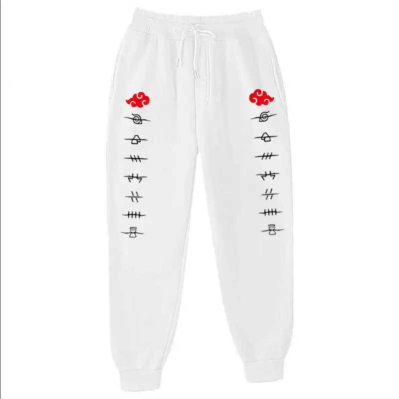 Naruto Men Velvet Pants with Eye Logo - Image 32
