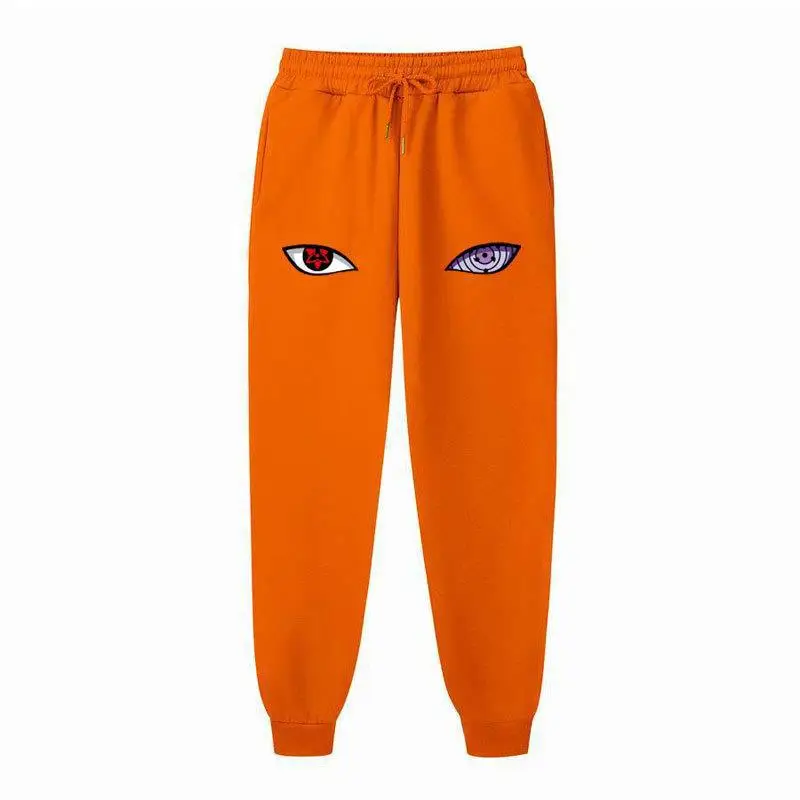 Naruto Men Velvet Pants with Eye Logo - Image 6