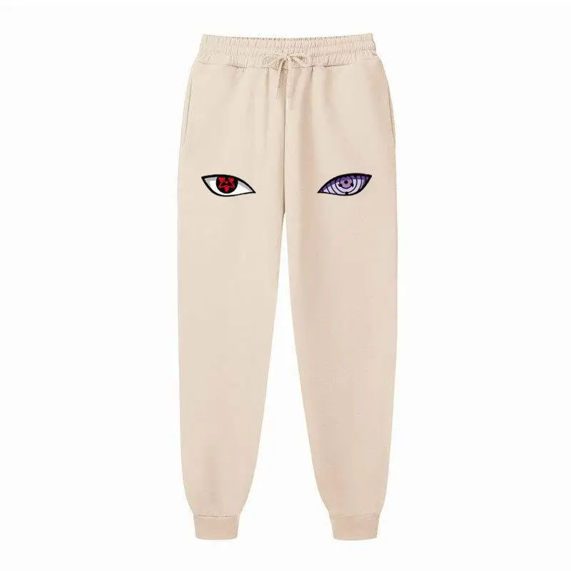 Naruto Men Velvet Pants with Eye Logo - Image 7