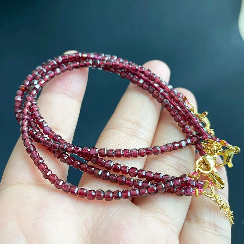 Jingyao Red Garnet Adjustable Bracelet for Women - Image 5
