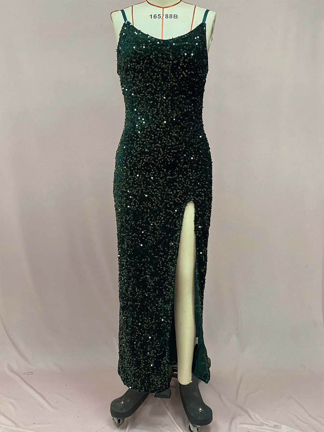 Women Sexy Sequin Split Dress Red European American — feature 16