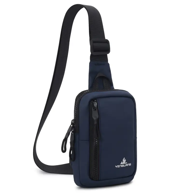 Men Sports Chest Bag Japanese Korean Style Crossbody Mobile Phone Bag - Image 3
