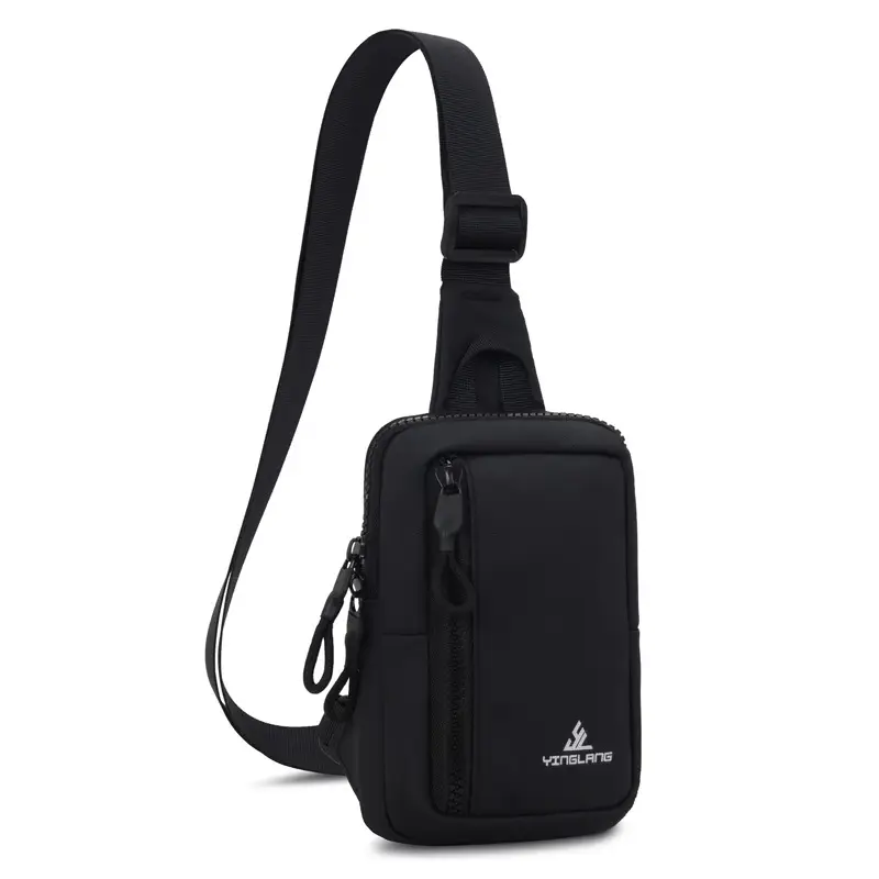 Men Sports Chest Bag Japanese Korean Style Crossbody Mobile Phone Bag - Image 4