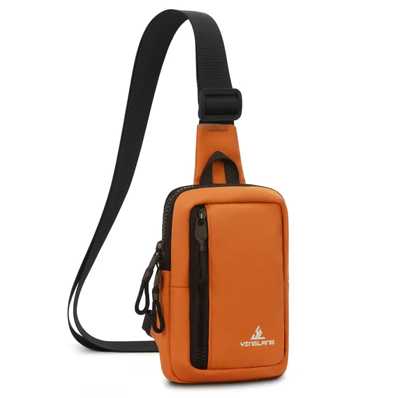 Men Sports Chest Bag Japanese Korean Style Crossbody Mobile Phone Bag - Image 5