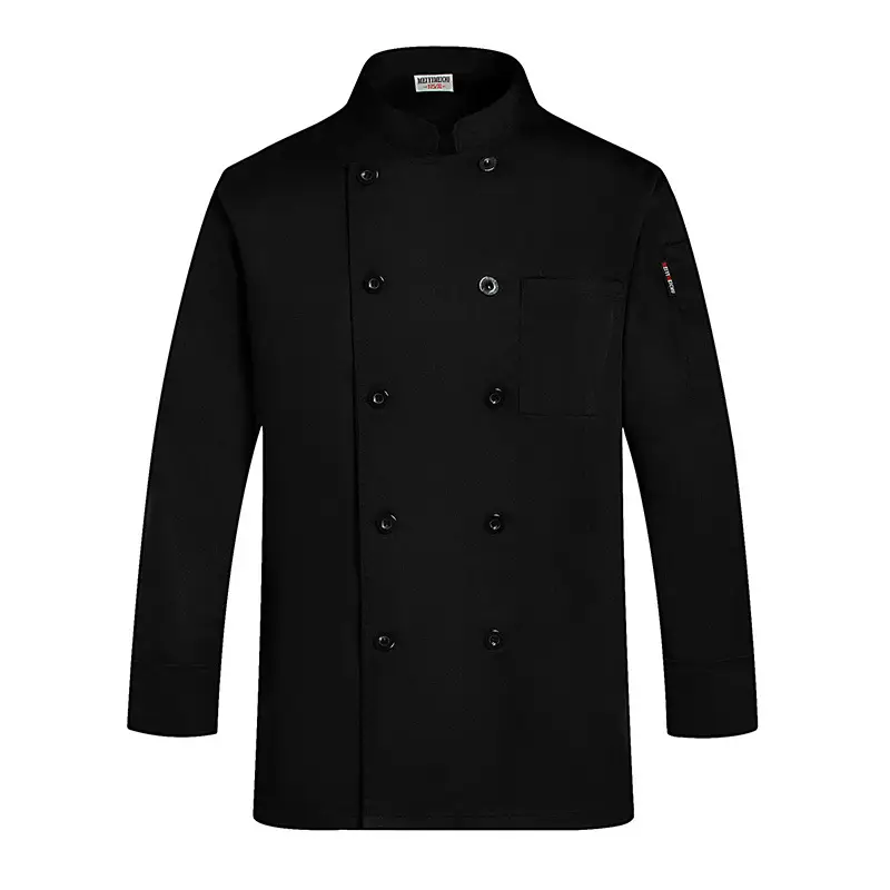 Men & Women White Long Sleeve Kitchen Wear Set - Image 2