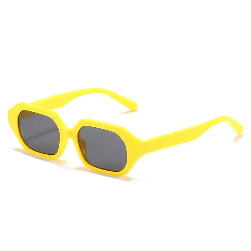 Rose Gold UV-Protecting Hip-Hop Sunglasses