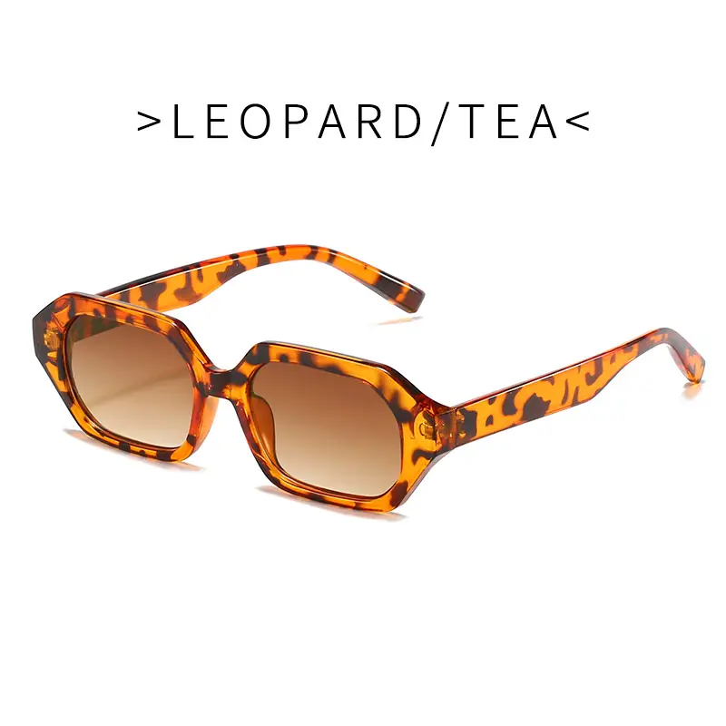 Rose Gold UV-Protecting Hip-Hop Sunglasses