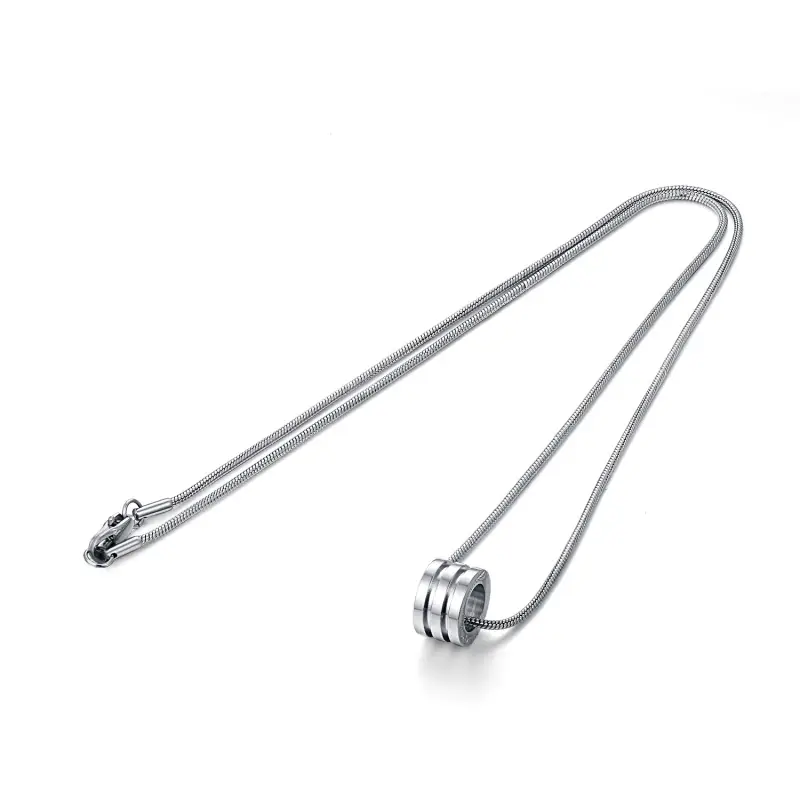 Titanium Steel Hip Hop Necklace for Men Women - Image 2