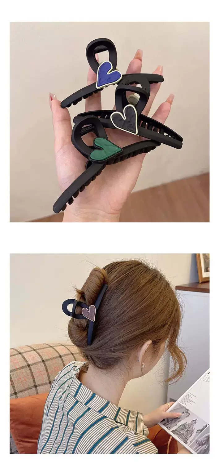New Frosted Love Hairpin Clip for Women — feature 3