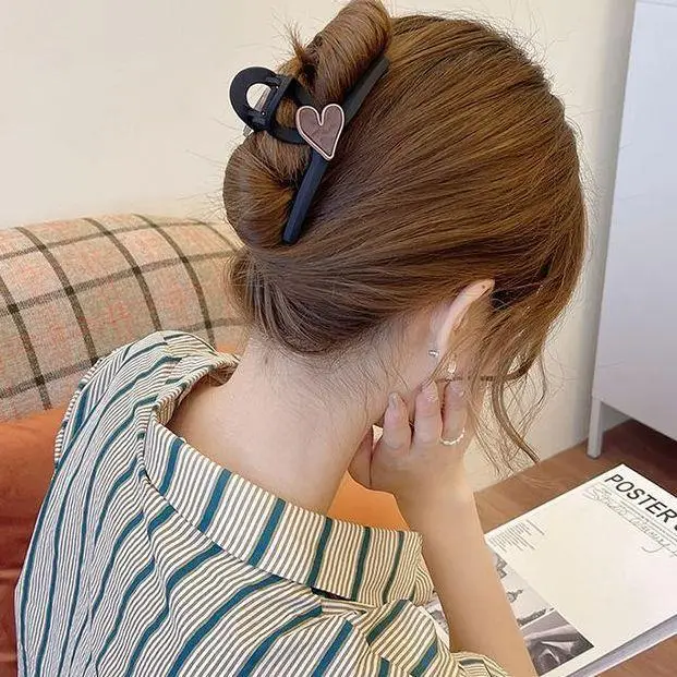 New Frosted Love Hairpin Clip for Women - Image 3