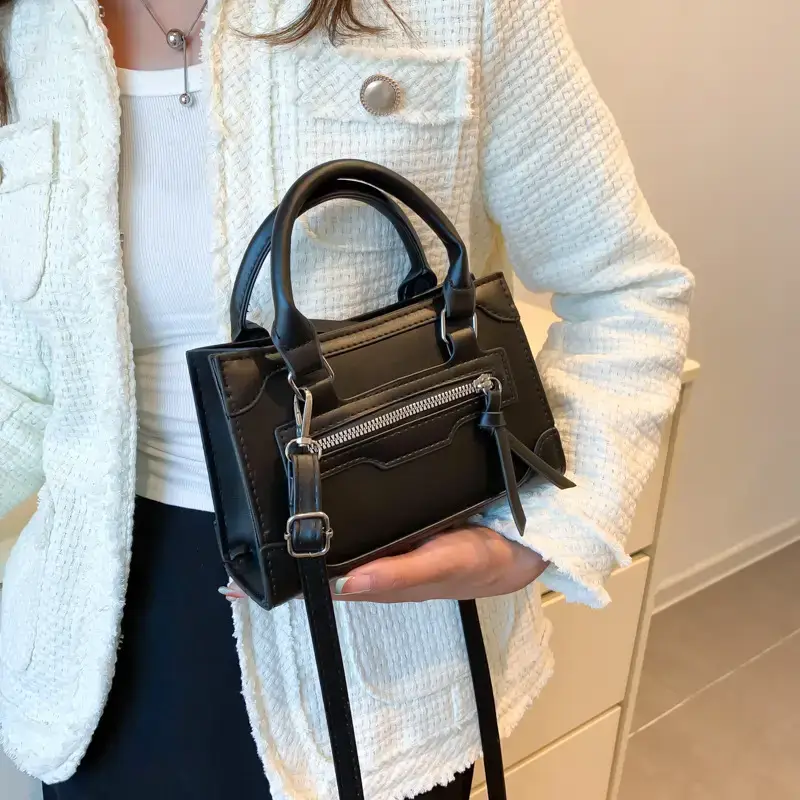 White Leather Shoulder Crossbody Bag for Women 2022 - Image 7