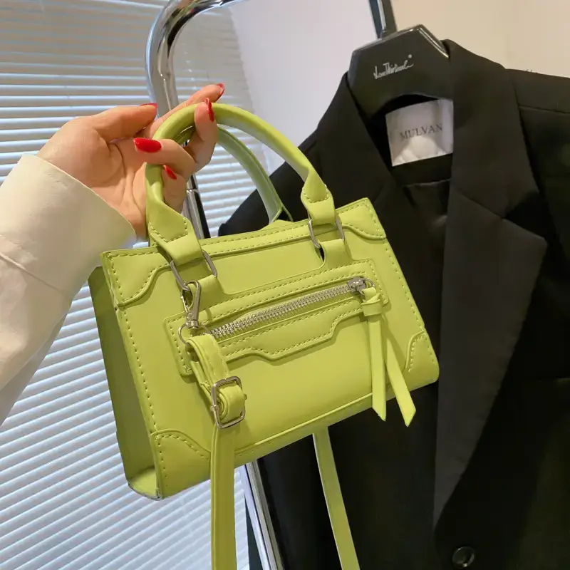 White Leather Shoulder Crossbody Bag for Women 2022 - Image 8
