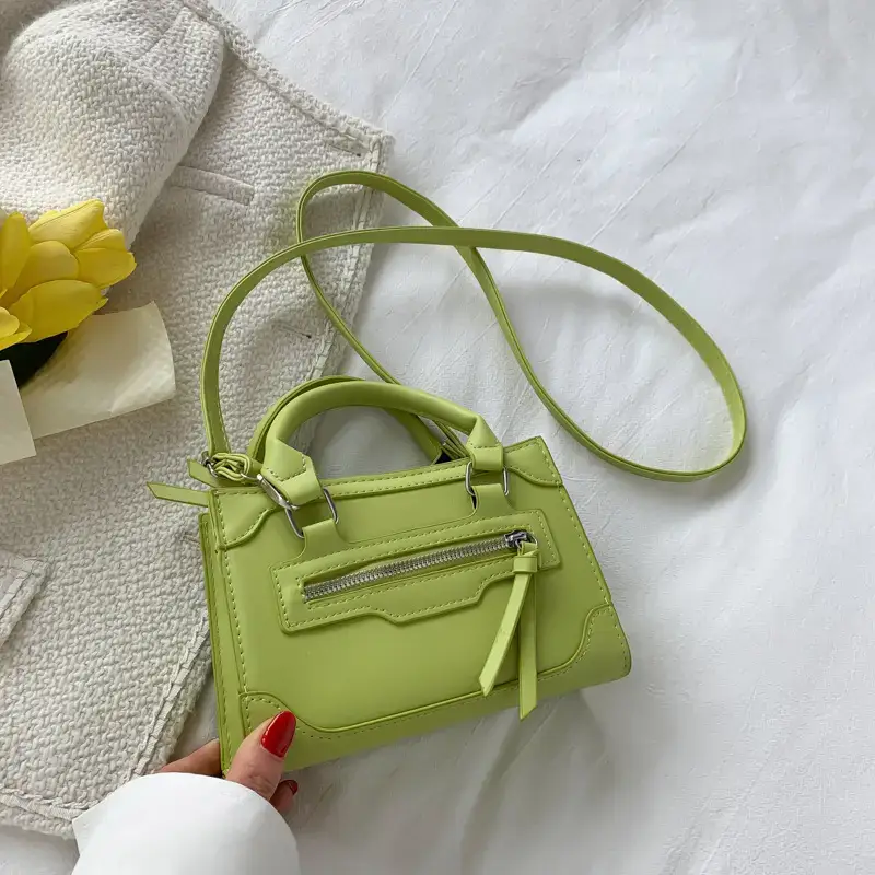 White Leather Shoulder Crossbody Bag for Women 2022 - Image 3