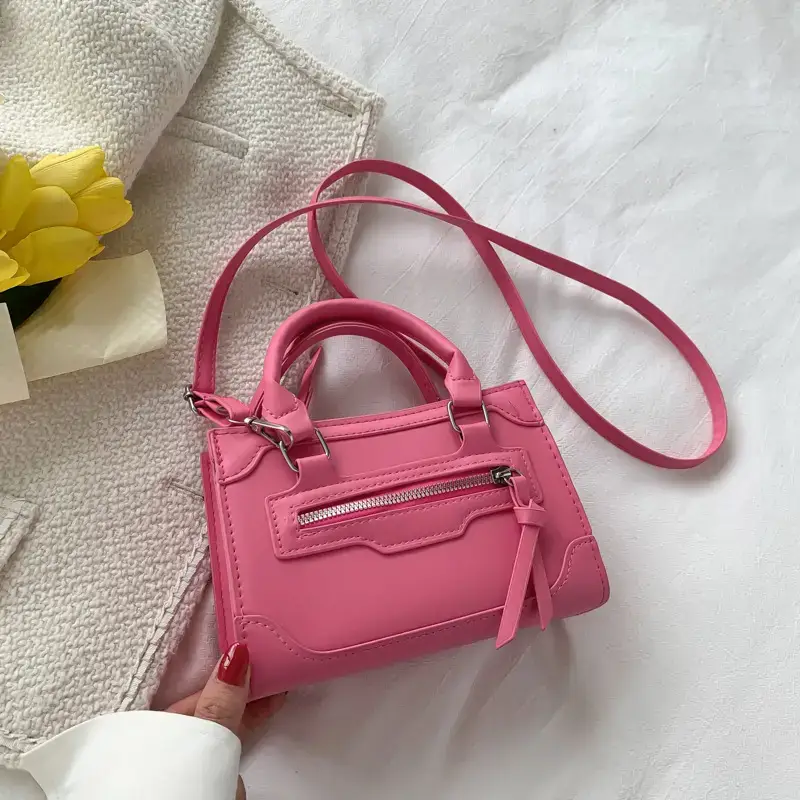 White Leather Shoulder Crossbody Bag for Women 2022 - Image 4