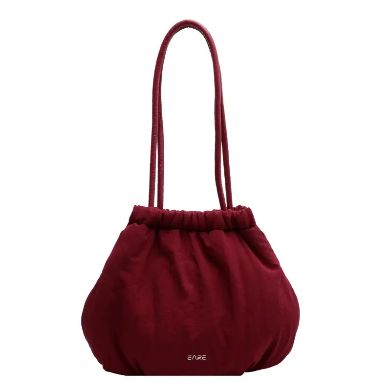 Women's Quilted Shaggy Shoulder Bag Large Capacity - Image 3