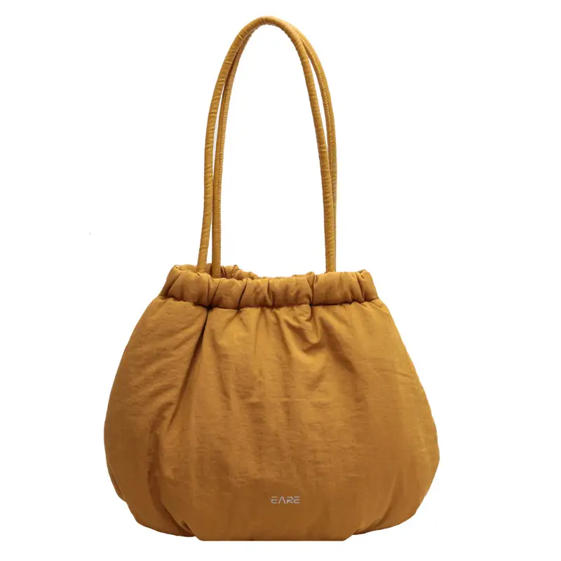 Women's Quilted Shaggy Shoulder Bag Large Capacity - Image 4