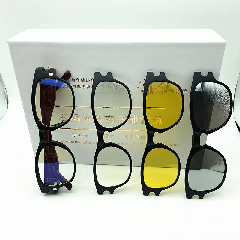 2023 New 4-in-1 Graphene Sunglasses Anti-Blue Ray Reading Glasses