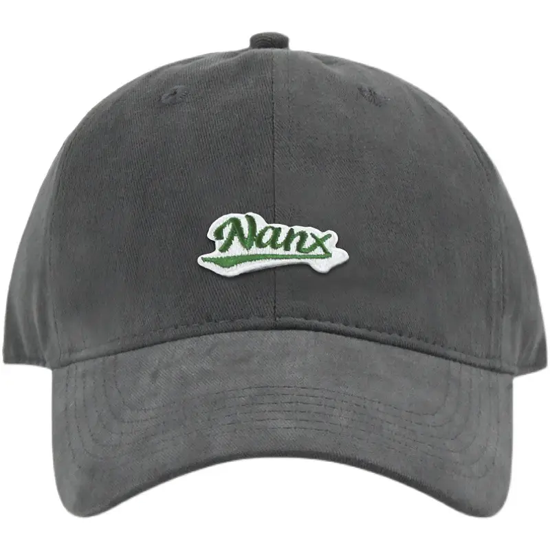 Nate Baseball Cap Grey Embroidered Big Head - Image 18