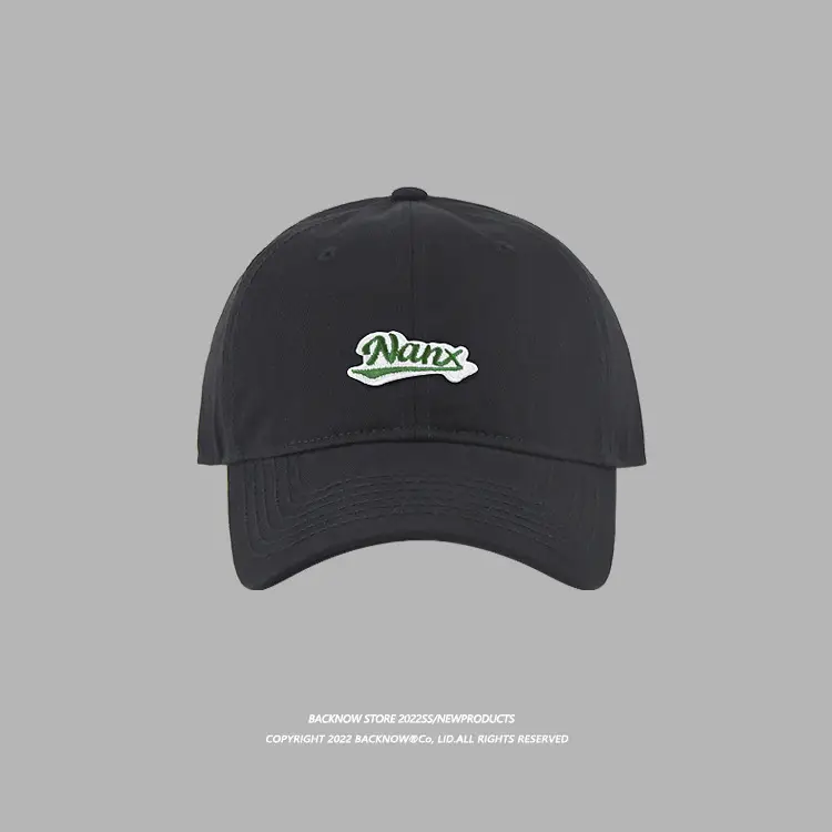Nate Baseball Cap Grey Embroidered Big Head - Image 3
