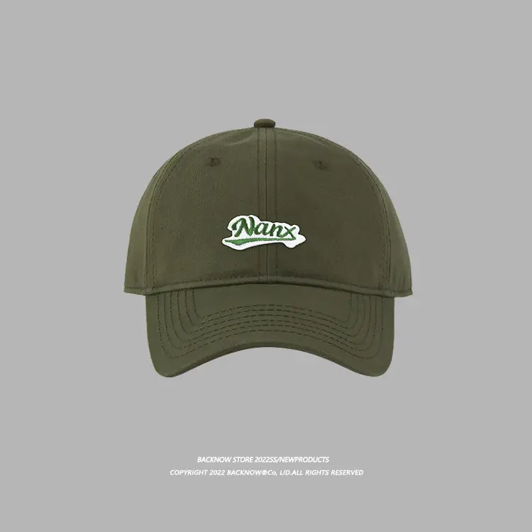 Nate Baseball Cap Grey Embroidered Big Head - Image 4