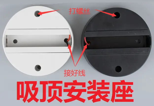 White ceiling mount