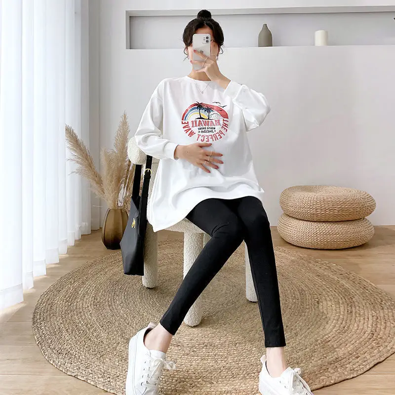 Matthion Print Long Sleeve T-Shirt for Women Plus Size - Image 7