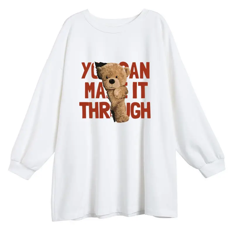 Matthion Print Long Sleeve T-Shirt for Women Plus Size - Image 8