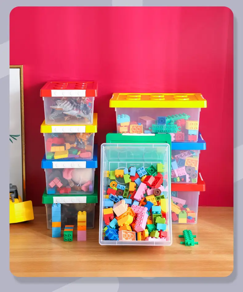 Snap-On Building Block Storage Box Large Capacity Cross-Border — feature 13