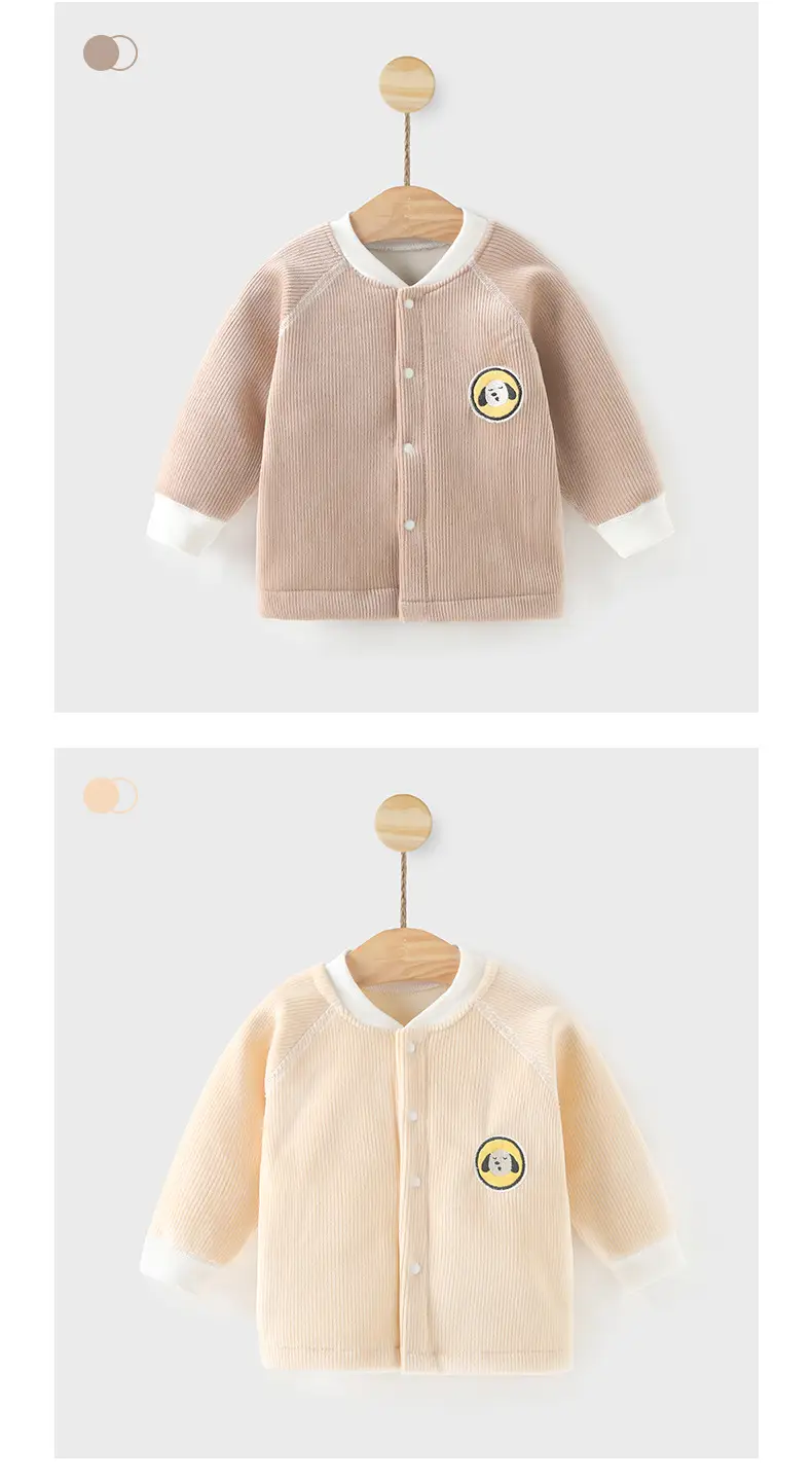 Pink Baby Warm Cardigan for Boys Girls Newborn — feature 10