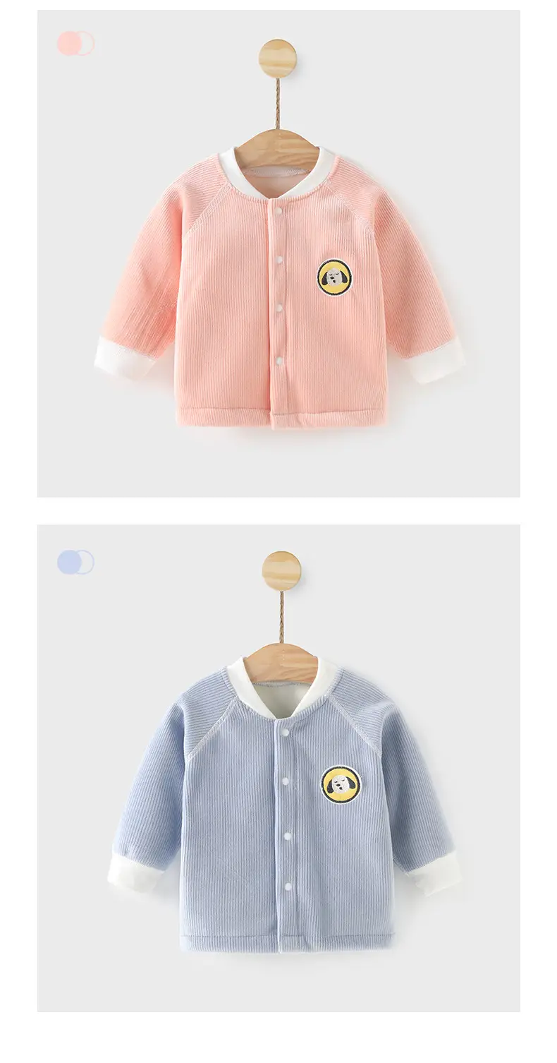 Pink Baby Warm Cardigan for Boys Girls Newborn — feature 11