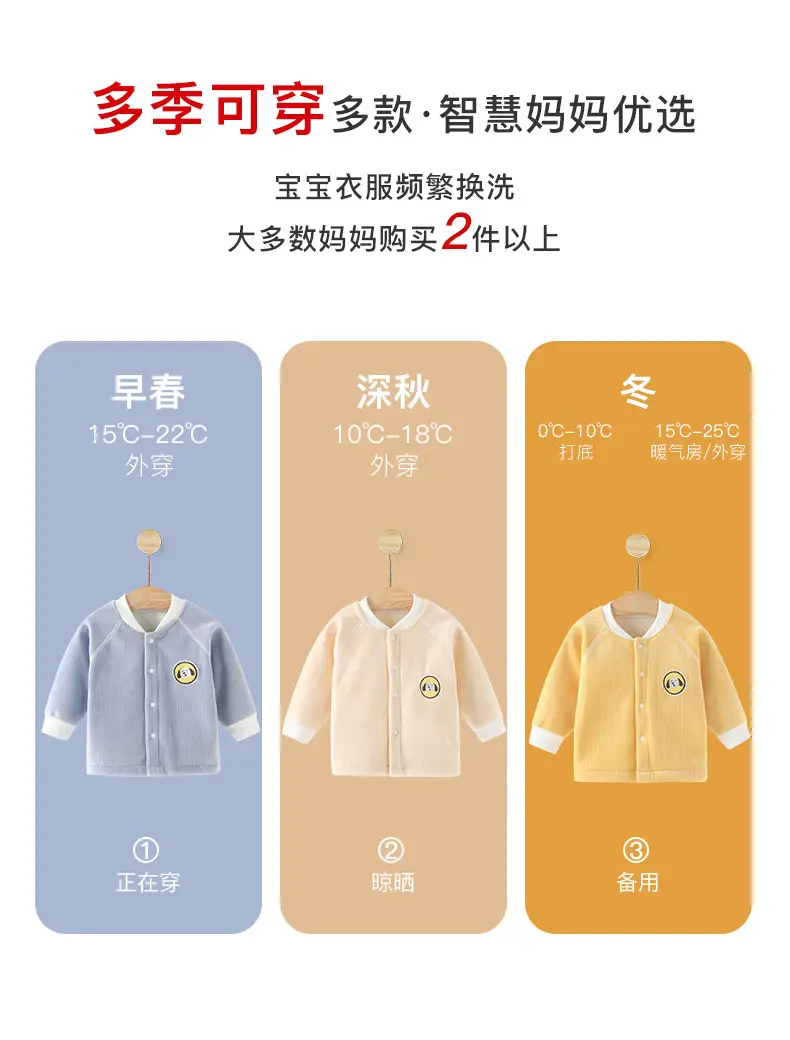 Pink Baby Warm Cardigan for Boys Girls Newborn — feature 2