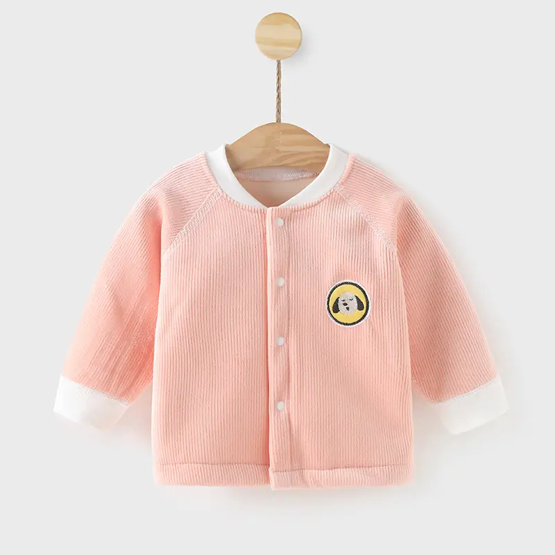 Pink Baby Warm Cardigan for Boys Girls Newborn - Image 2