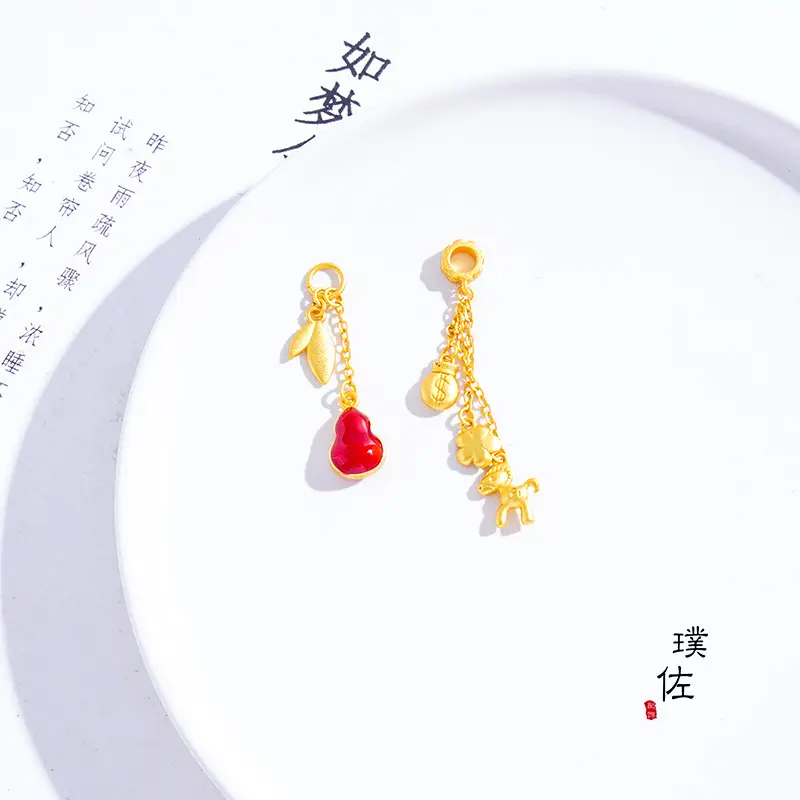 Gold Flower Chain Bracelet for Women