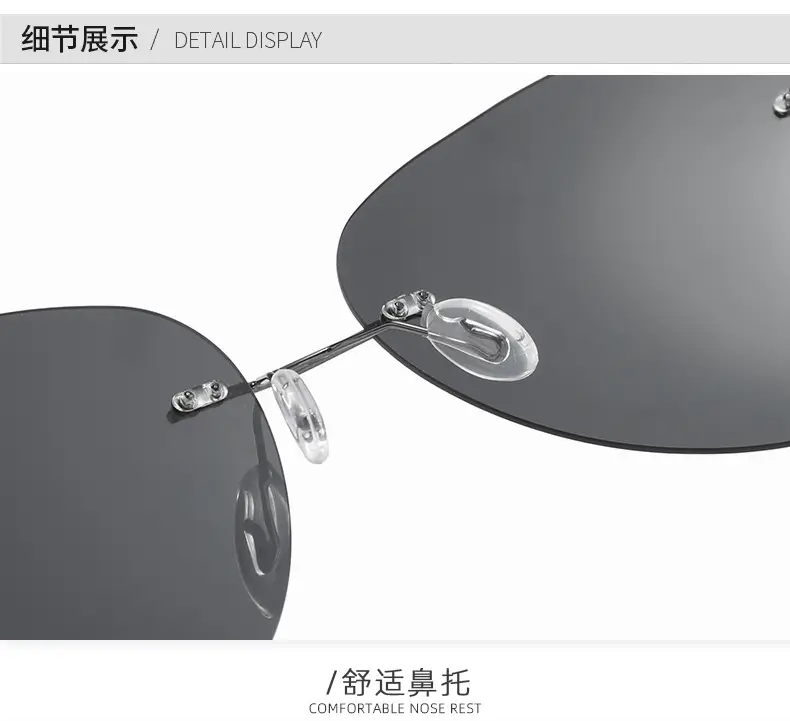 Men Polarized Driving Sunglasses Titanium Alloy High End β feature 14