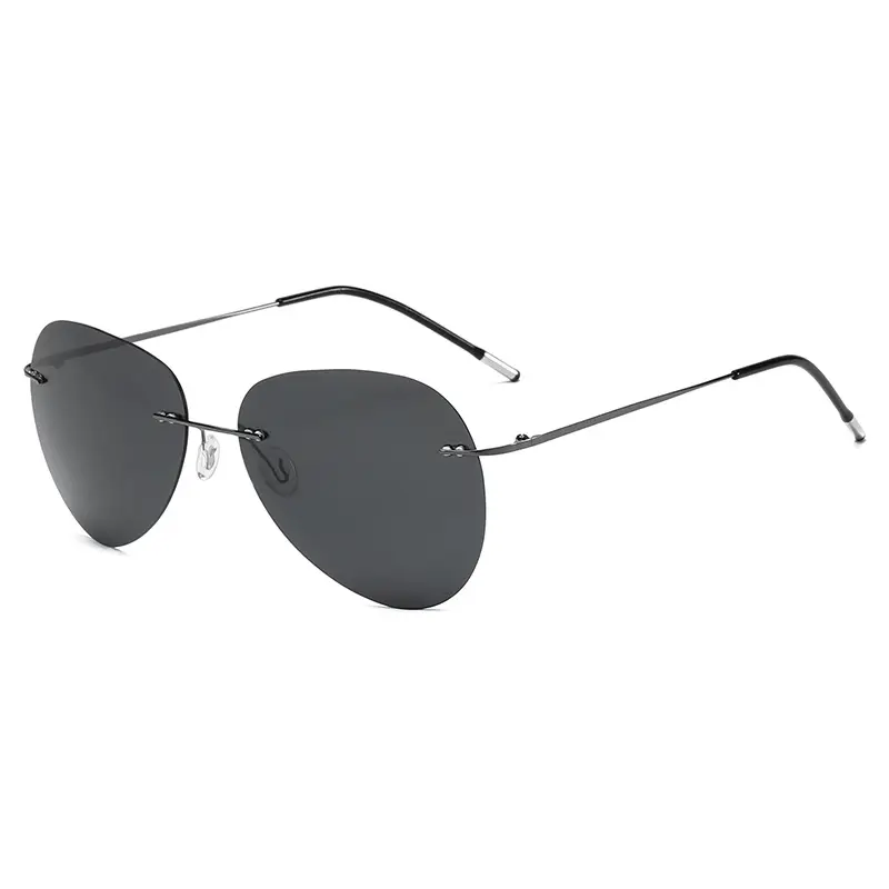 Men Polarized Driving Sunglasses Titanium Alloy High End - Image 2