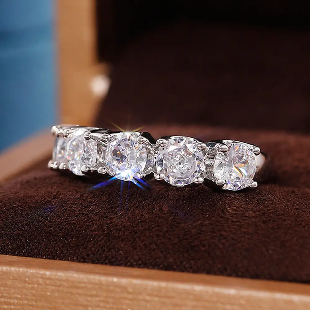Cao Shi Douyin Live Broadcast Ring with Full Set Zircon — feature 11
