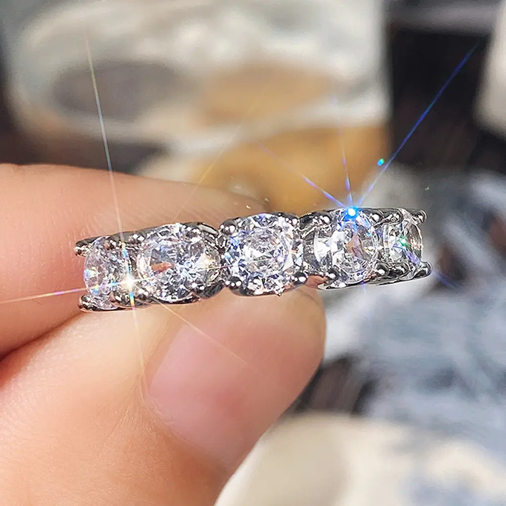 Cao Shi Douyin Live Broadcast Ring with Full Set Zircon — feature 7