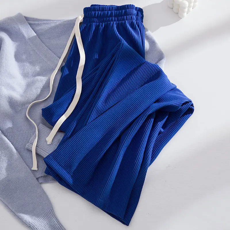 Women's Snake Bone Wide Leg Pants Spring Autumn 2023 - Image 9