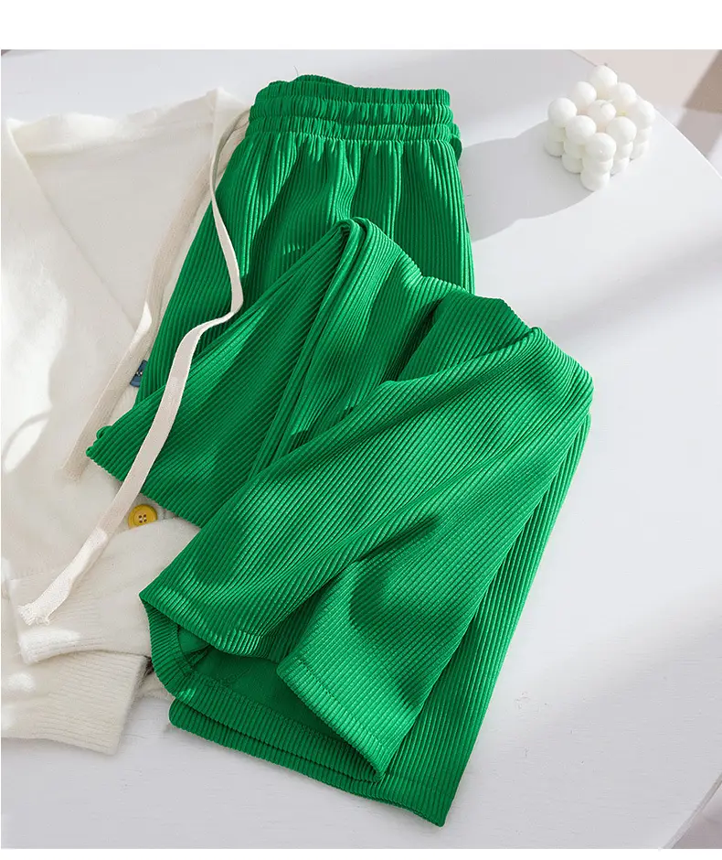 Women's Snake Bone Wide Leg Pants Spring Autumn 2023 — feature 10
