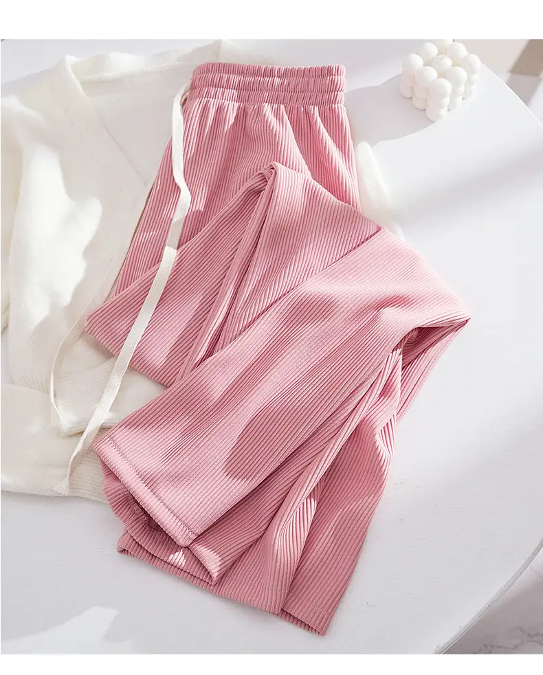 Women's Snake Bone Wide Leg Pants Spring Autumn 2023 — feature 12