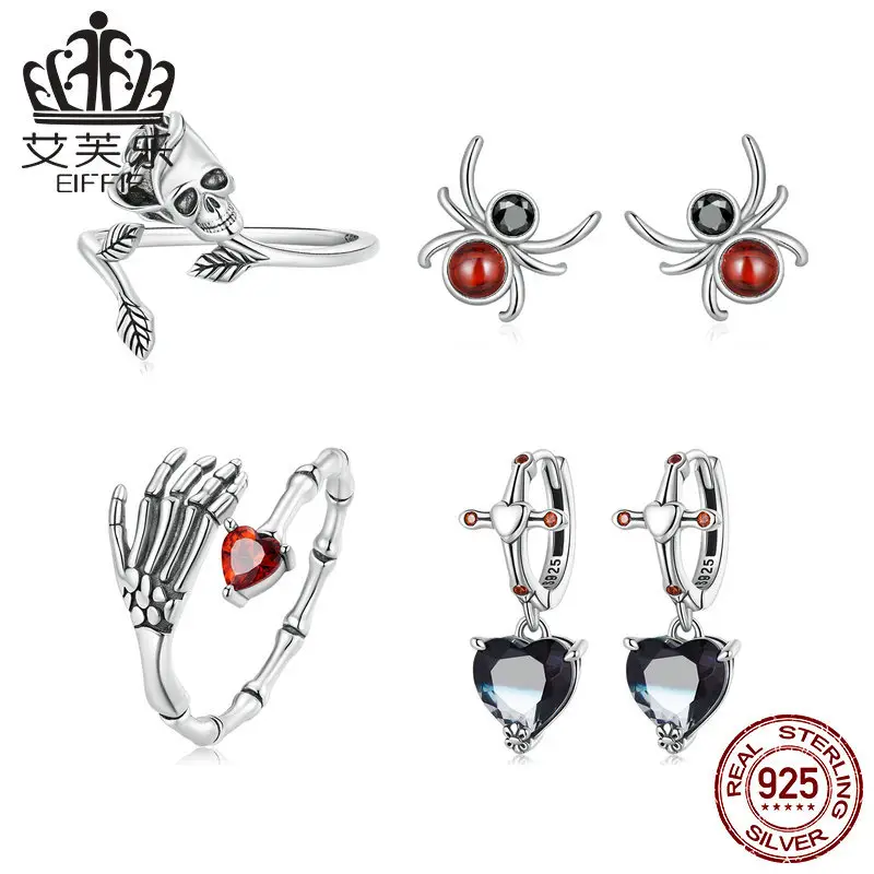 Halloween Earrings Set Sterling Silver 9.25M - Image 5
