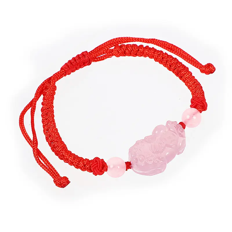 Red Natural Agate Pixiu Bracelet for Men Women - Image 7