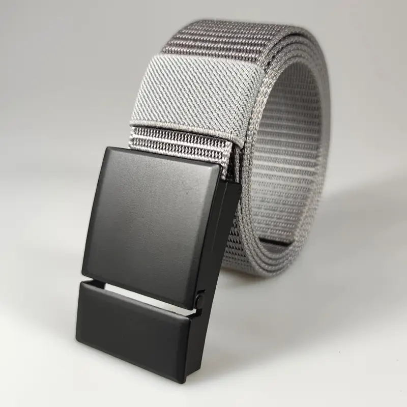 Men's Navy Blue Nylon Belt with Flip Buckle 3.8CM - Image 5